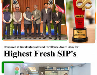 Kotak Mutual Fund Excellence Award For Highest Fresh SIP's 